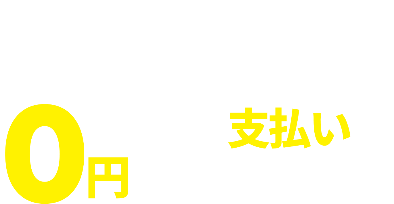 ポイントがザクザク貯まる!
				ポイントで全額支払うことで
				毎月の支払いを0円
				にすることも