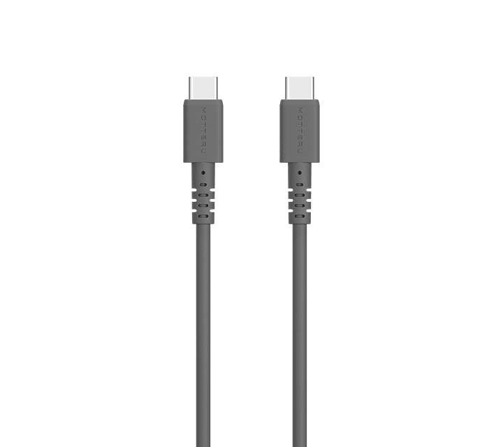 USB Type-C to Type-C シリコンケーブル 2m（ブラック）