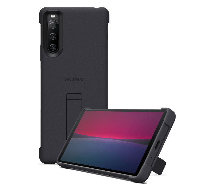 Xperia 10 IV Style Cover with Stand ブラック | アクセサリー | 製品 | 楽天モバイル