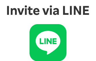 Invite via LINE