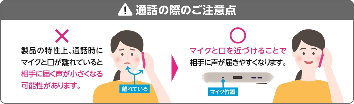 通話の際のご注意点