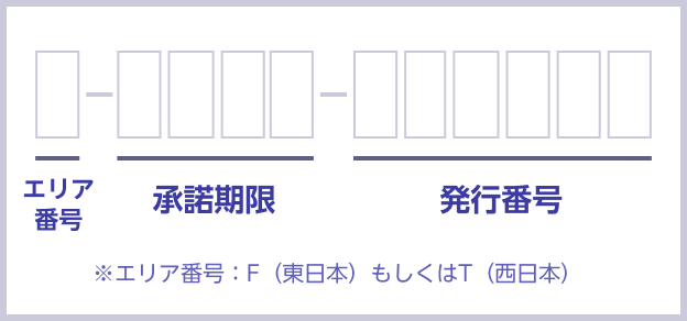 事業者変更承諾番号