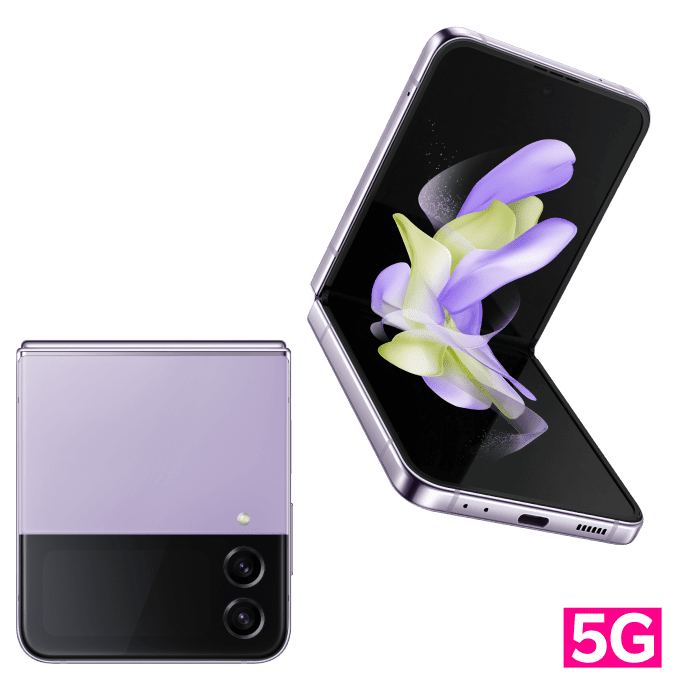 代引可】 Samsung Galaxy Z Flip4 5G Single-SIM SM-F721C BoraPurple