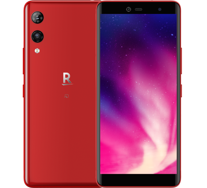 Rakuten Hand ハンド スマホ 赤 Red-