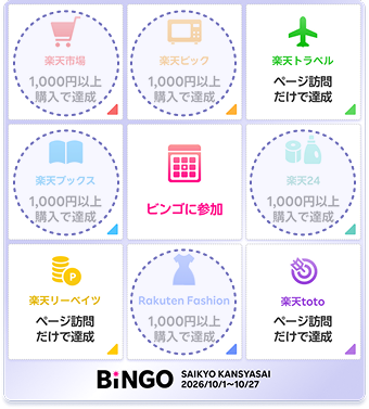 ビンゴ券面